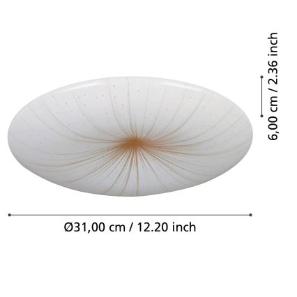 Eglo - LED loftlampe LED/10W/230V