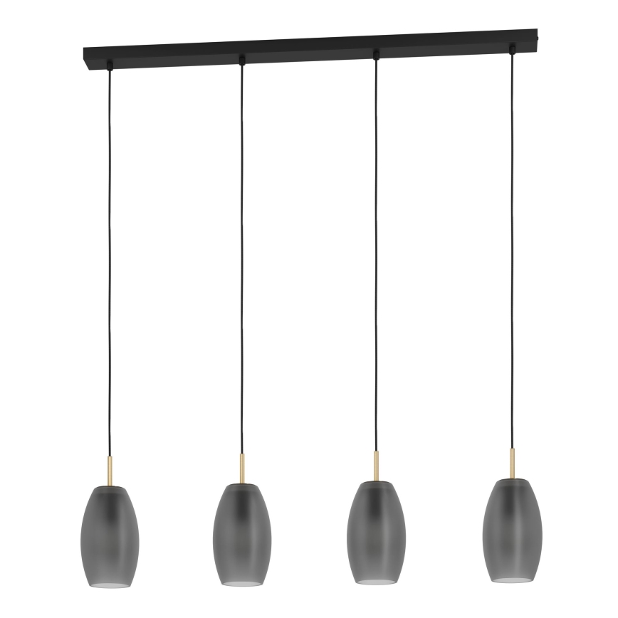 Eglo - Loftlampe med ledning 4xE27/40W/230V
