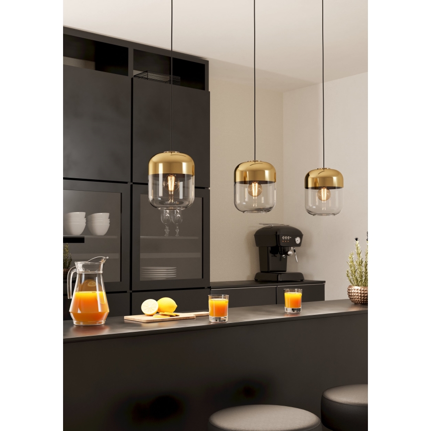 Eglo - Loftlampe med ledning 3xE27/40W/230V