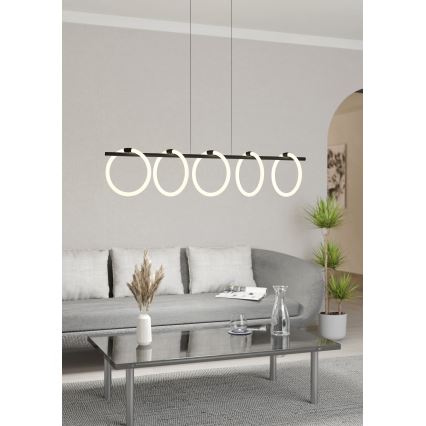 Eglo - LED loftlampe med wire 5xLED/7W/230V