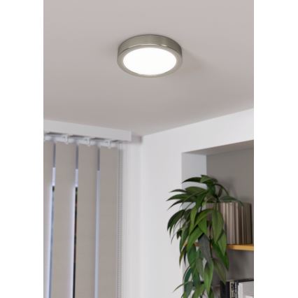 Eglo - LED loftlampe dæmpbar LED/11W/230V mat krom