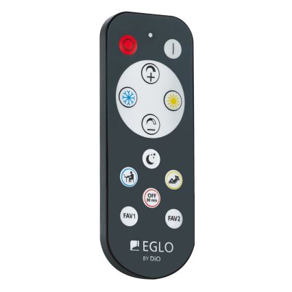 Eglo - LED loftlampe dæmpbar LED/25,6W/230V + fjernbetjening