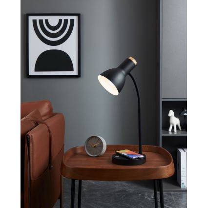 Eglo - LED lampe med trådløs opladning dæmpbar LED/5,5W/230V