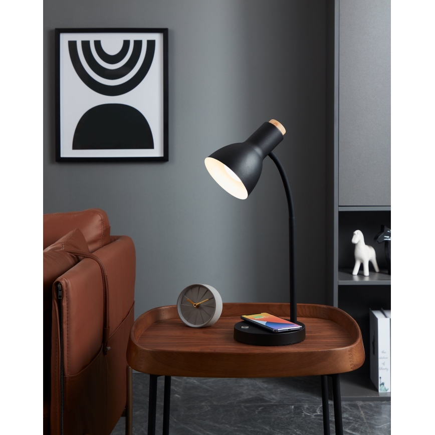 Eglo - LED lampe med trådløs opladning dæmpbar LED/5,5W/230V