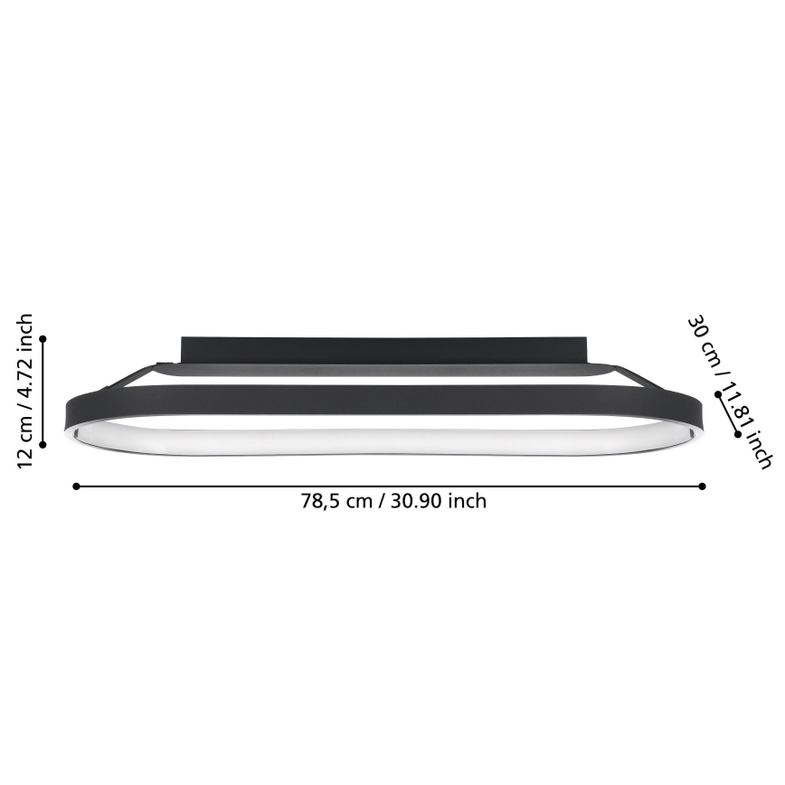 Eglo - LED loftlampe dæmpbar LED/27W/230V