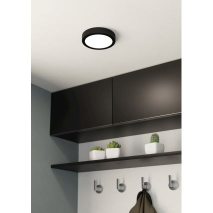 Eglo - LED loftlampe til badeværelse LED/11W/230V IP44 sort