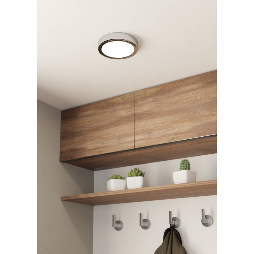 Eglo - LED loftlampe til badeværelse LED/11W/230V IP44 skinnende krom