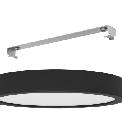 Eglo - LED loftlampe til badeværelse LED/17W/230V sort IP44