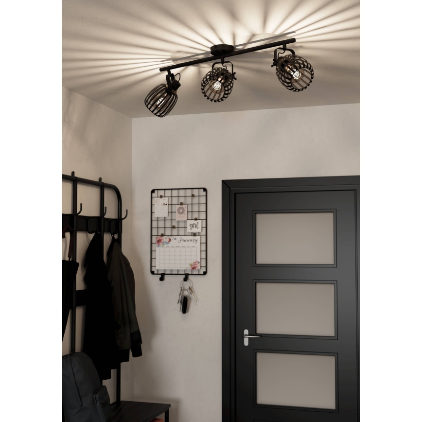 Eglo - Spotlampe 3xE27/40W/230V