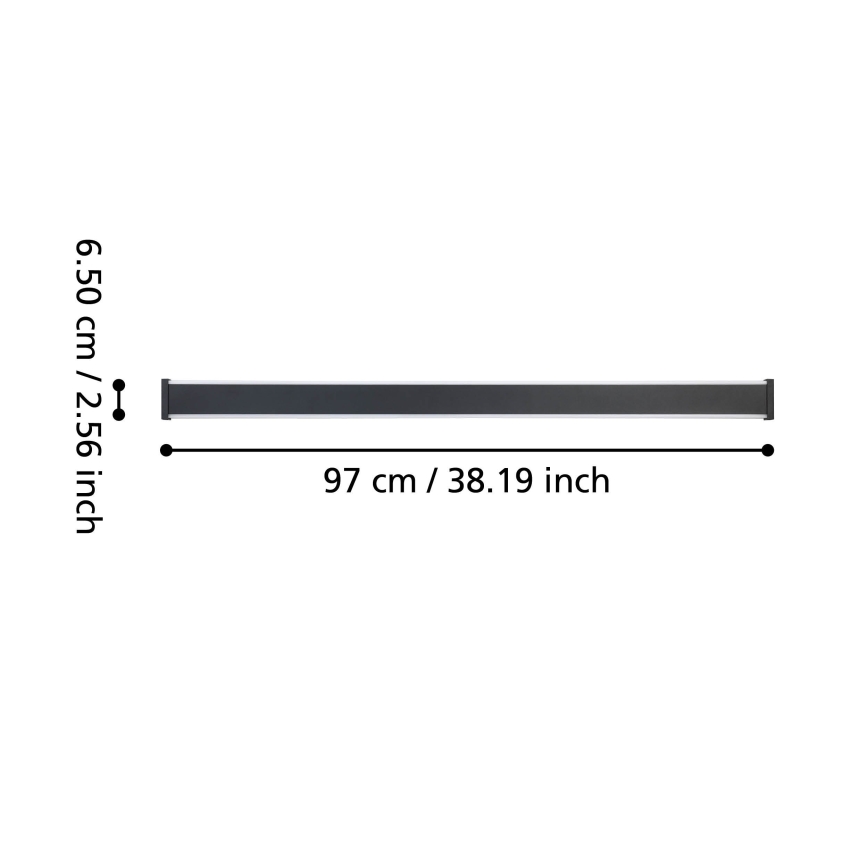 Eglo - LED væglampe 2xLED/11W/230V 3000K IP55