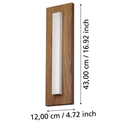 Eglo - Udendørs LED væglampe LED/7W/230V IP44