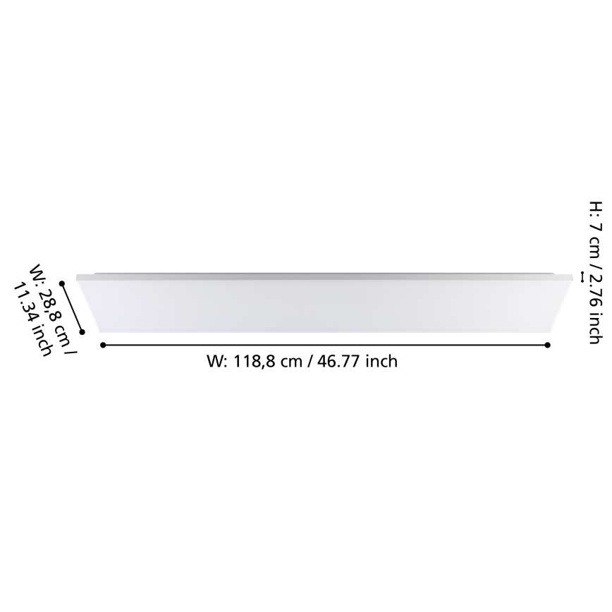 Eglo - LED loftlampe LED/32W/230V