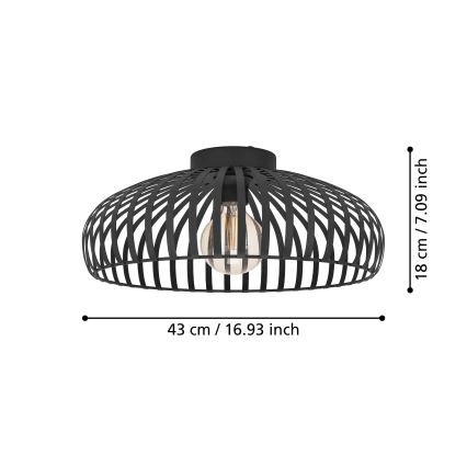 Eglo - Loftlampe 1xE27/40W/230V diameter 43 cm