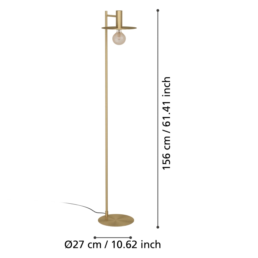 Eglo - Gulvlampe 1xE27/40W/230V