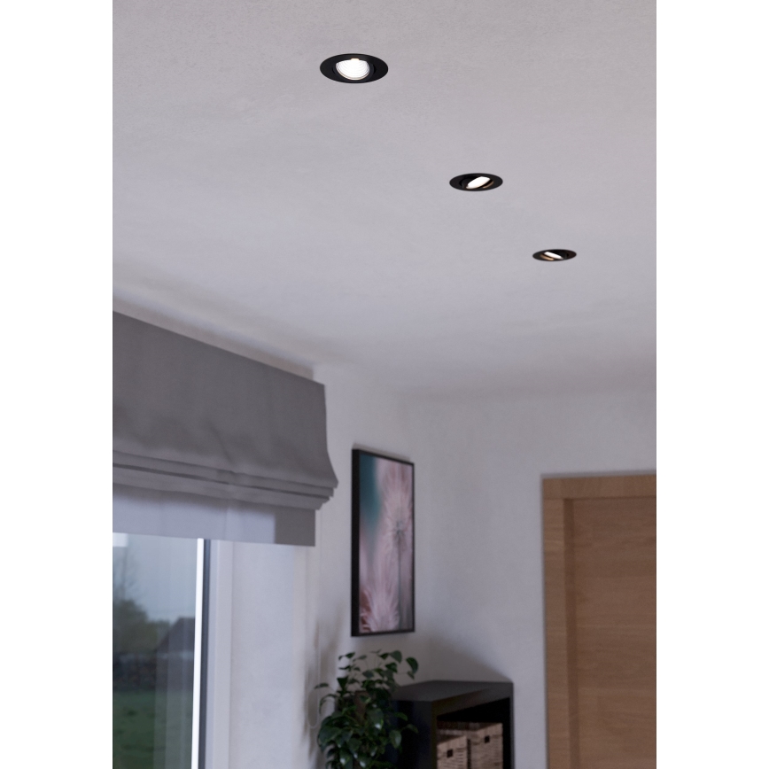 Eglo - SÆT 3x LED indbygningslampe dæmpbar SALICETO LED/6W/230V
