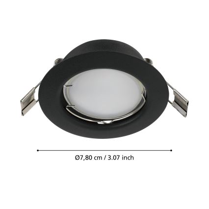 Eglo - SÆT 3x LED indbygningslampe PENETO 1xGU10/2,8W/230V