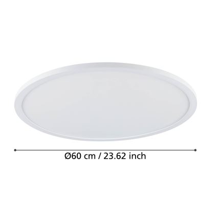 Eglo - LED loftlampe dæmpbar LED/41W/230V diameter 60 cm hvid