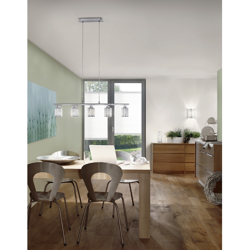 Eglo 90076 - Væglampe ALMERA 1 1xE14/60W/230V
