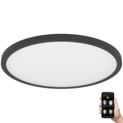 Eglo - LED loftlampe dæmpbar LED/41W/230V diameter 60 cm sort