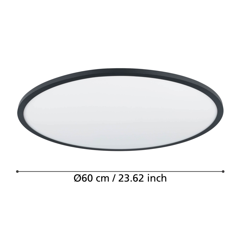 Eglo - LED loftlampe dæmpbar LED/41W/230V diameter 60 cm sort