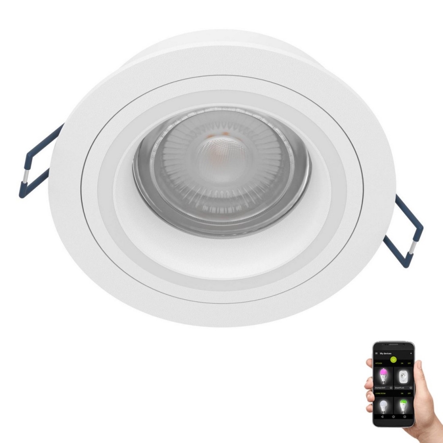 Eglo - LED RGBW Indbygningslampe dæmpbar LED/4,7W/230V hvid