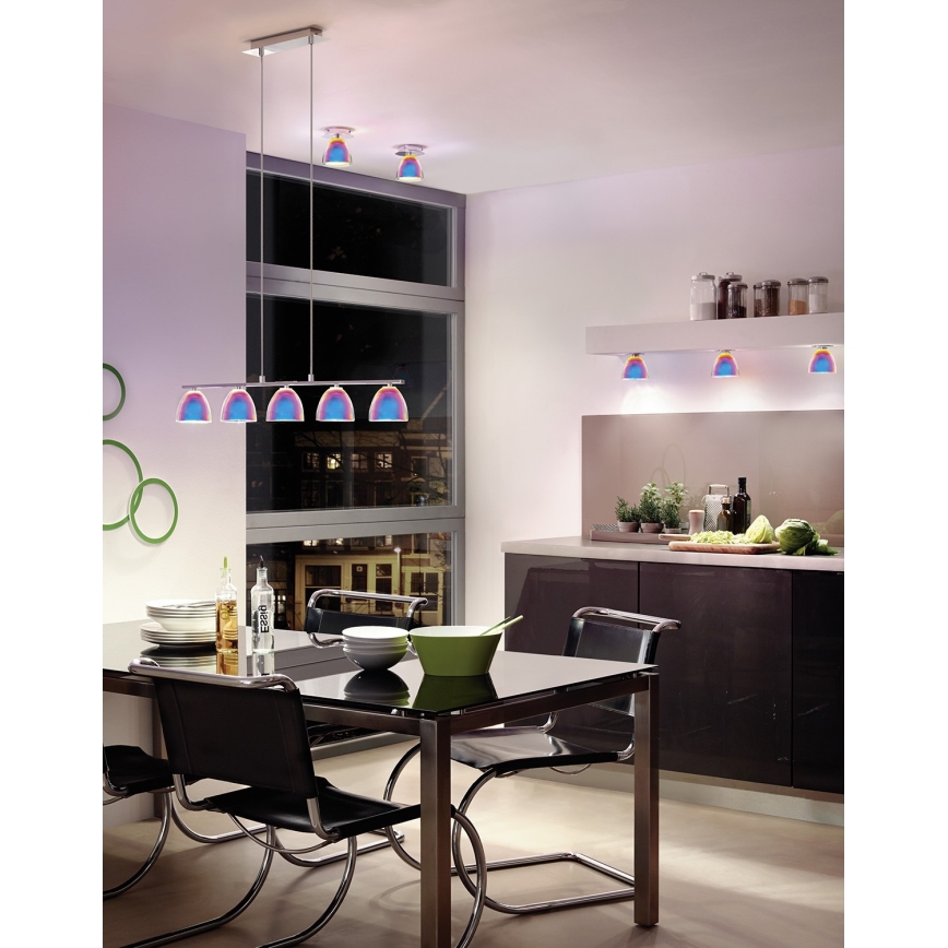 Eglo 90079 - Pendelarmatur ACENTO 5xG9/33W/230V