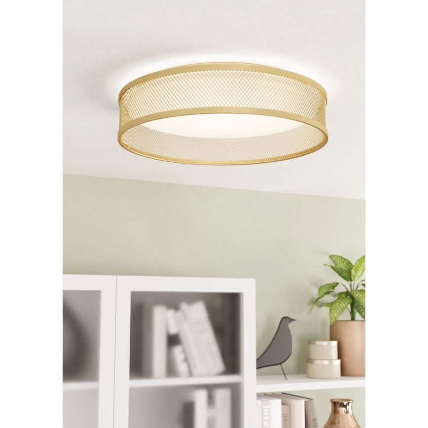 Eglo - LED loftlampe LED/20W/230V guldfarvet