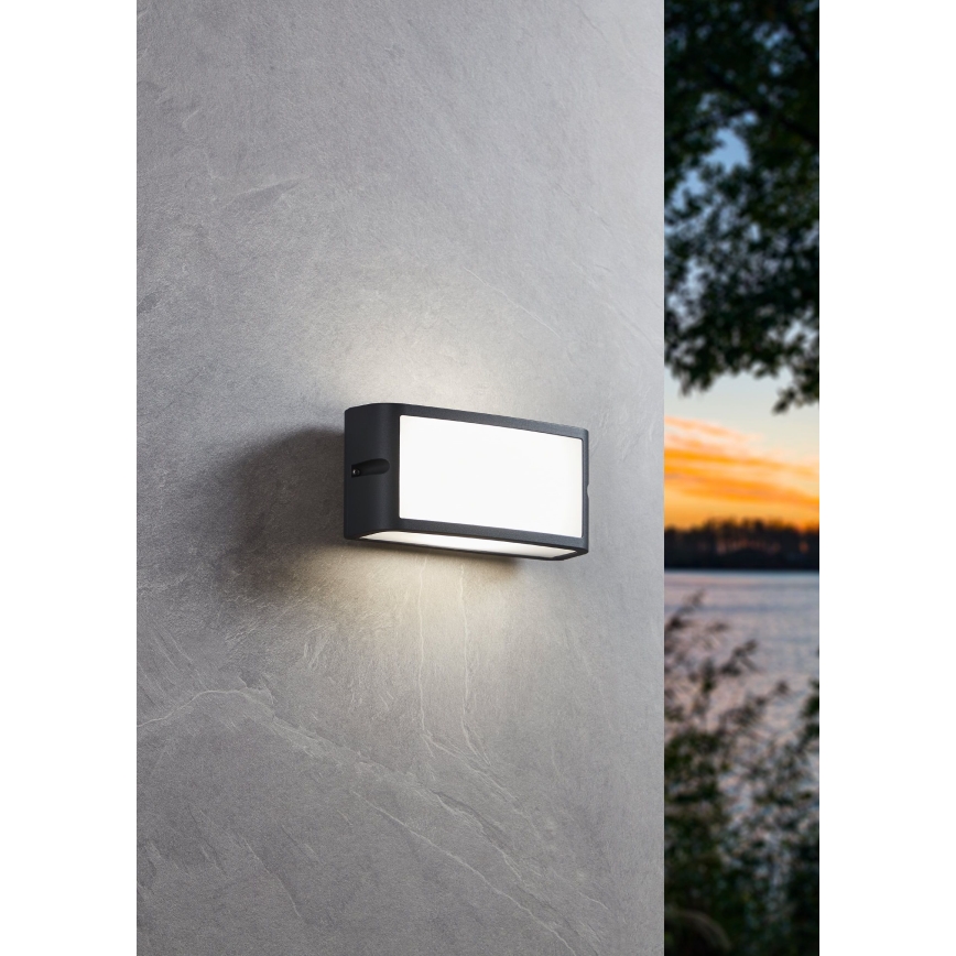Eglo - Udendørs LED væglampe LED/10,5W/230V antracit IP54