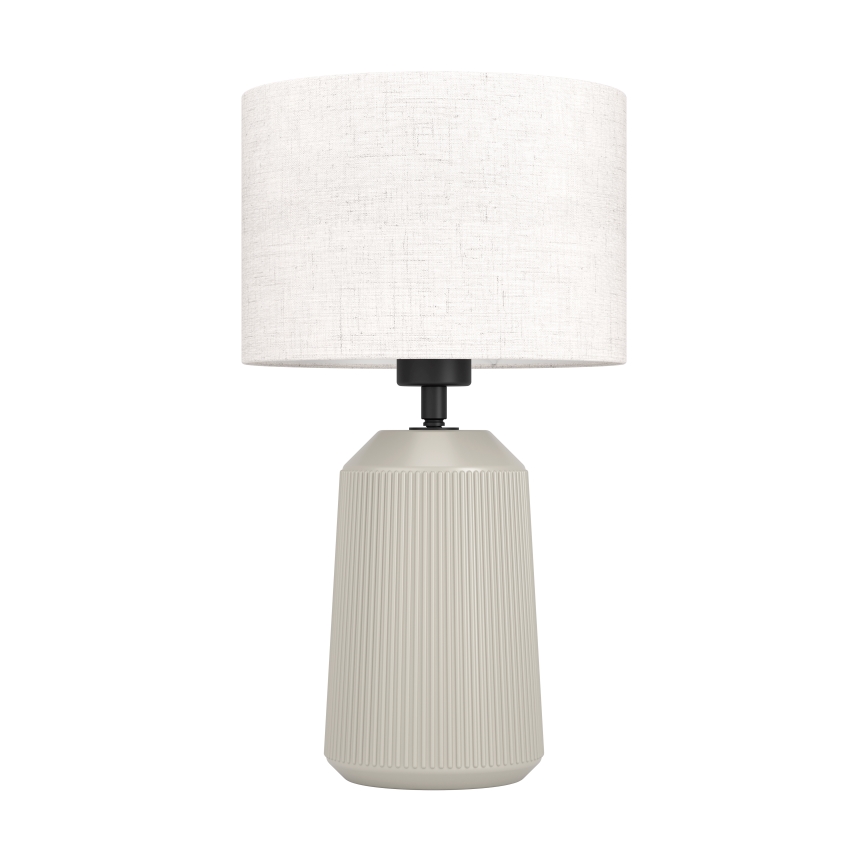 Eglo - Bordlampe 1xE27/40W/230V cremefarvet