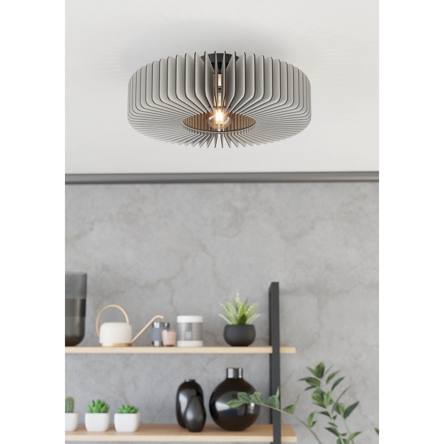 Eglo - Loftlampe 1xE27/40W/230V grå