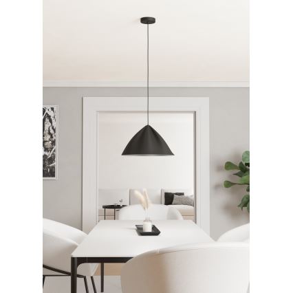 Eglo - Pendel 1xE27/40W/230V sort
