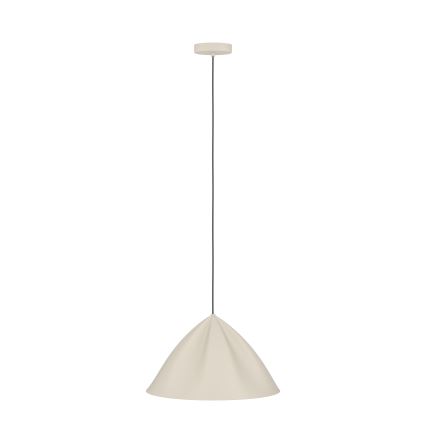 Eglo - Pendel 1xE27/40W/230V cremefarvet