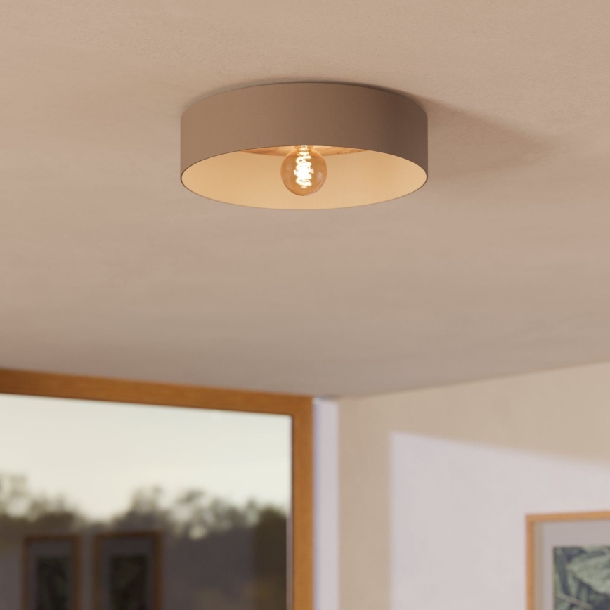 Eglo 900838 - Loftlampe DUAIA 1xE27/40W/230V brun
