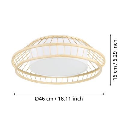 Eglo - LED loftlampe m. RGBW-farver dæmpbar LED/22W/230V 2700-6500K