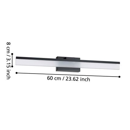 Eglo - LED væglampe til badeværelse LED/11W/230V IP44