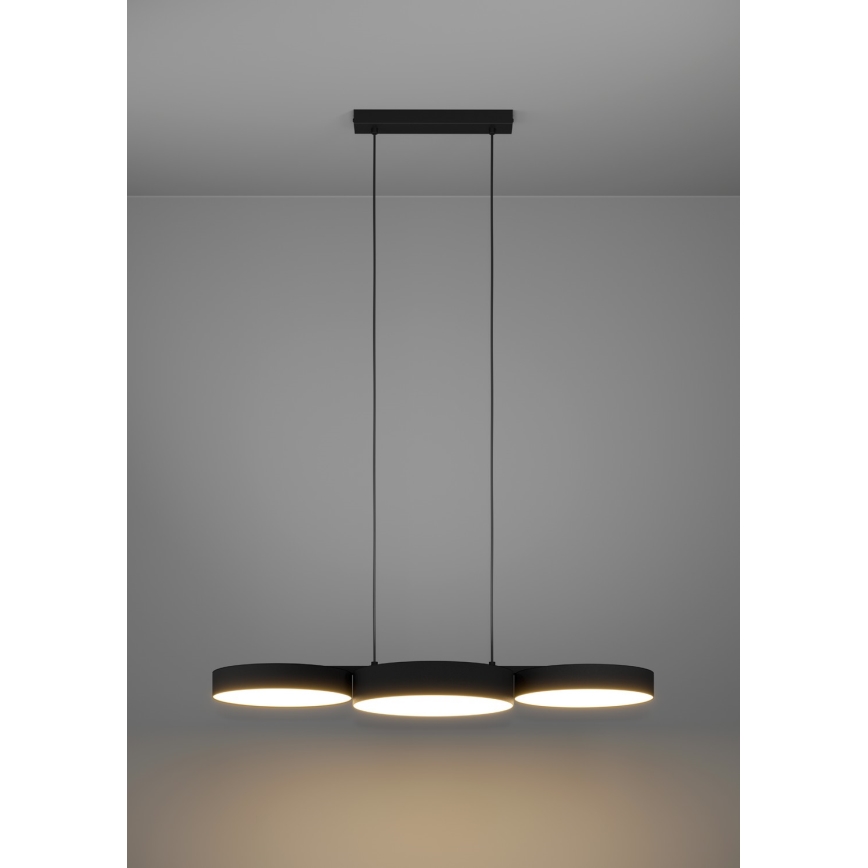 Eglo - LED RGBW Pendel dæmpbar 3xLED/7,5W/230V 2700-6500K sort
