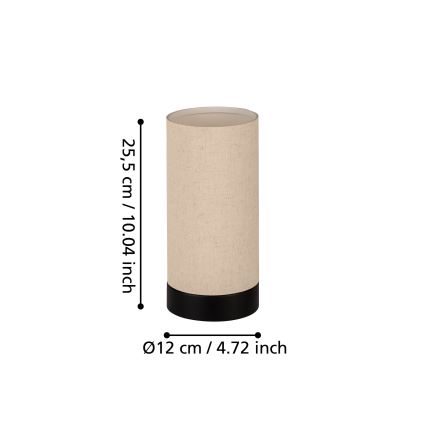 Eglo - Bordlampe 1xE27/40W/230V