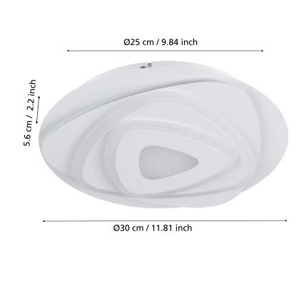 Eglo - LED loftlampe LED/14,7W/230V diameter 30 cm