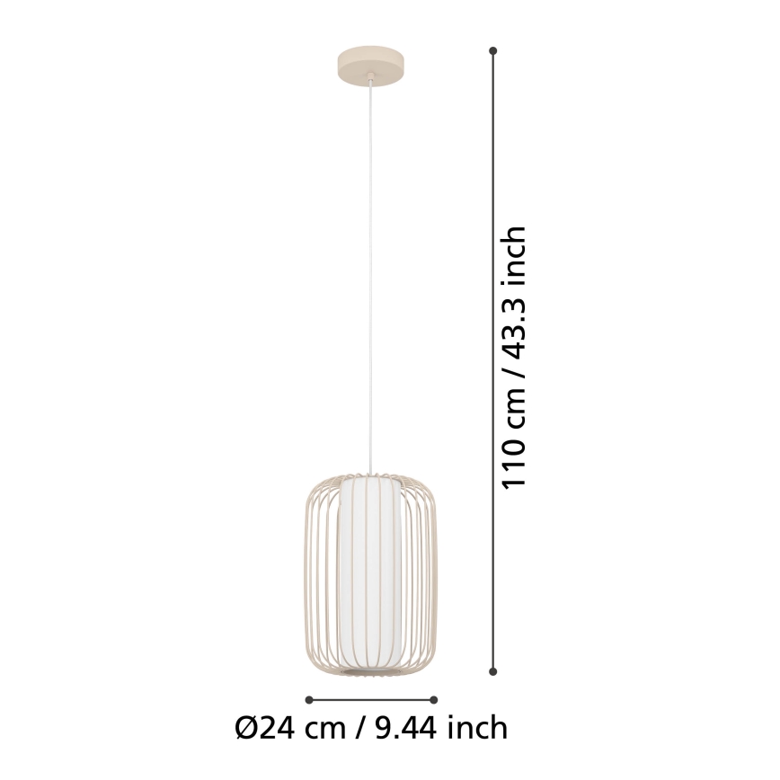 Eglo - Pendel 1xE27/40W/230V diameter 24 cm