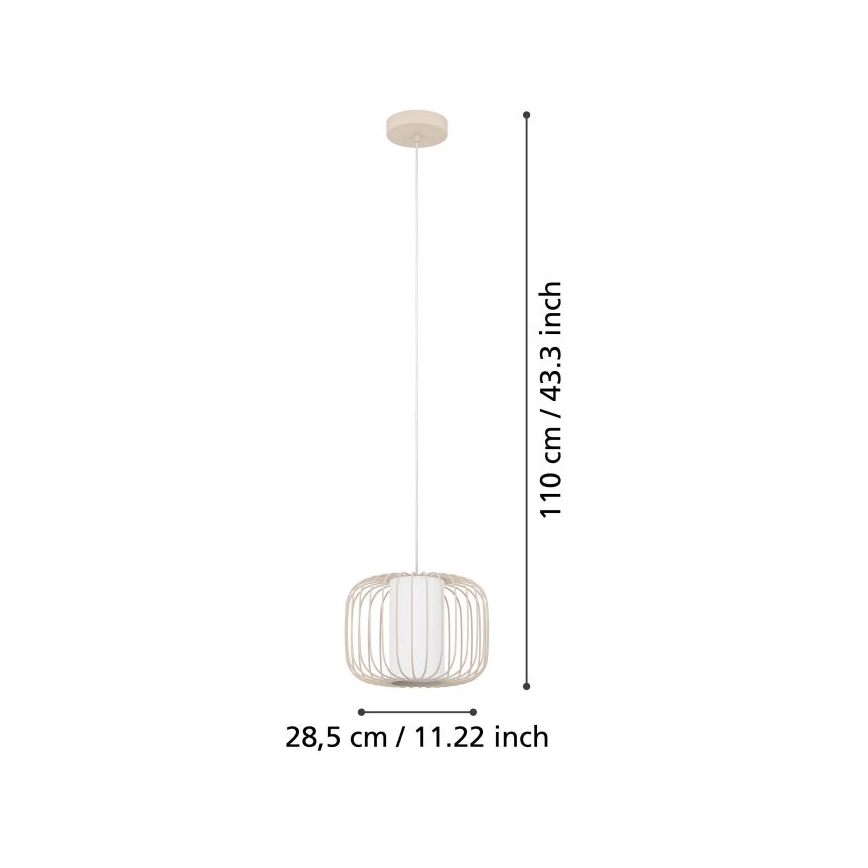 Eglo - Pendel 1xE27/40W/230V diameter 28,5 cm