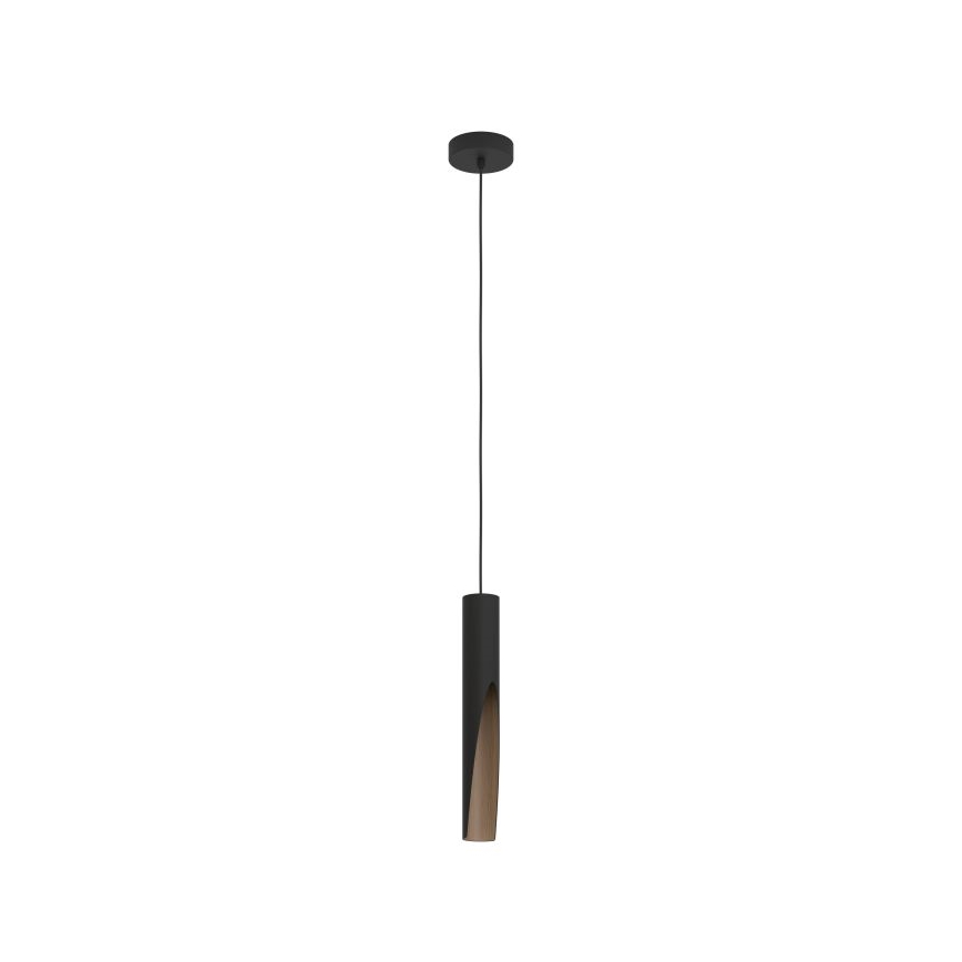 Eglo - LED pendel 1xGU10/4,5W/230V sort/brun