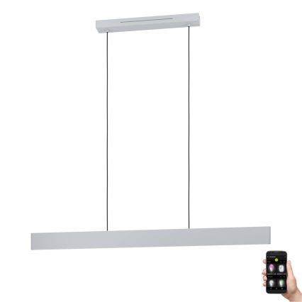 Eglo - LED pendel m. RGBW-farver dæmpbar LED/38W/230V 2700-6500K hvid