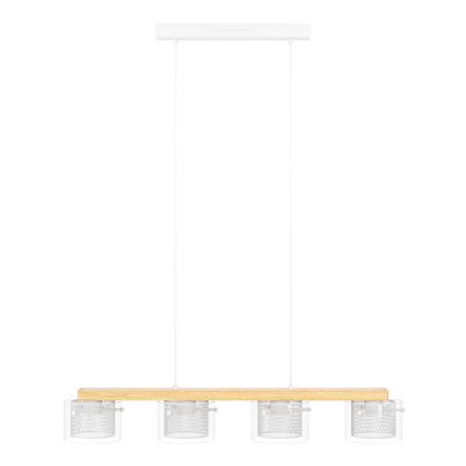 Eglo - LED pendel m. RGBW-farver dæmpbar 4xLED/3,7W/230V 2700-6500K