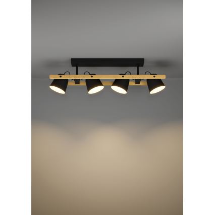 Eglo - LED loftlampe m. RGBW-farver dæmpbar 4xLED/3,7W/230V 2700-6500K