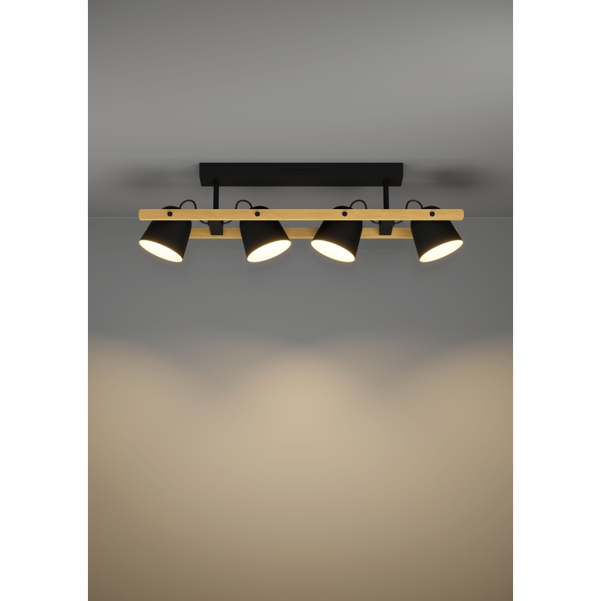 Eglo - LED loftlampe m. RGBW-farver dæmpbar 4xLED/3,7W/230V 2700-6500K