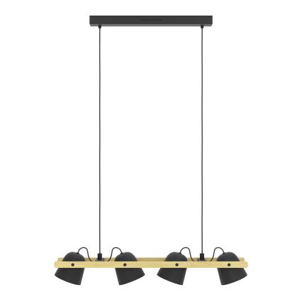 Eglo - LED pendel m. RGBW-farver dæmpbar 4xLED/3,7W/230V 2700-6500K