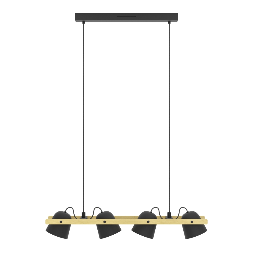 Eglo - LED pendel m. RGBW-farver dæmpbar 4xLED/3,7W/230V 2700-6500K