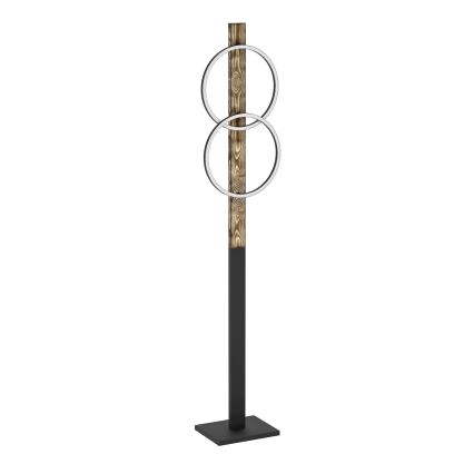 Eglo - LED gulvlampe 2xLED/12W/230V 3000K brun/sort