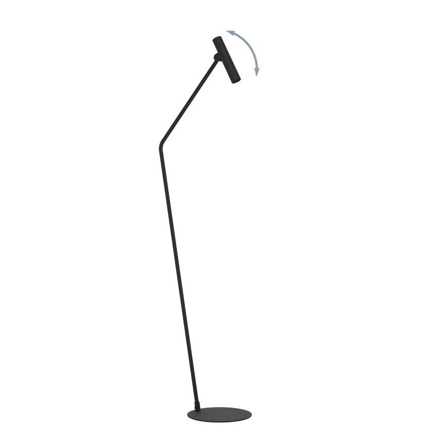 Eglo - LED gulvlampe LED/5W/230V 3000K sort