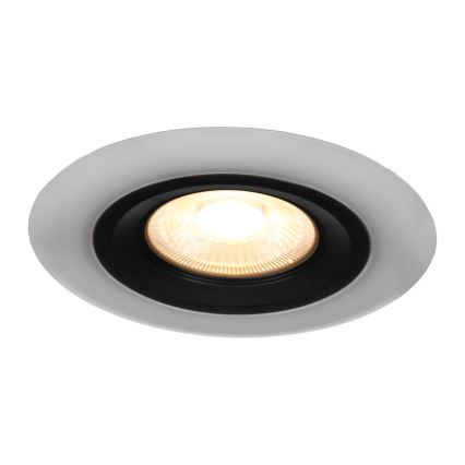 Eglo - Sæt med 3 LED-indbygningsspots LED/4,8W/230V sort